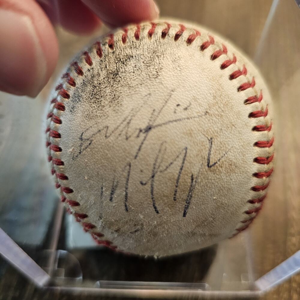 Autographed Signed Auto Eastern League Zagurski Taylor Used? MLB Baseball